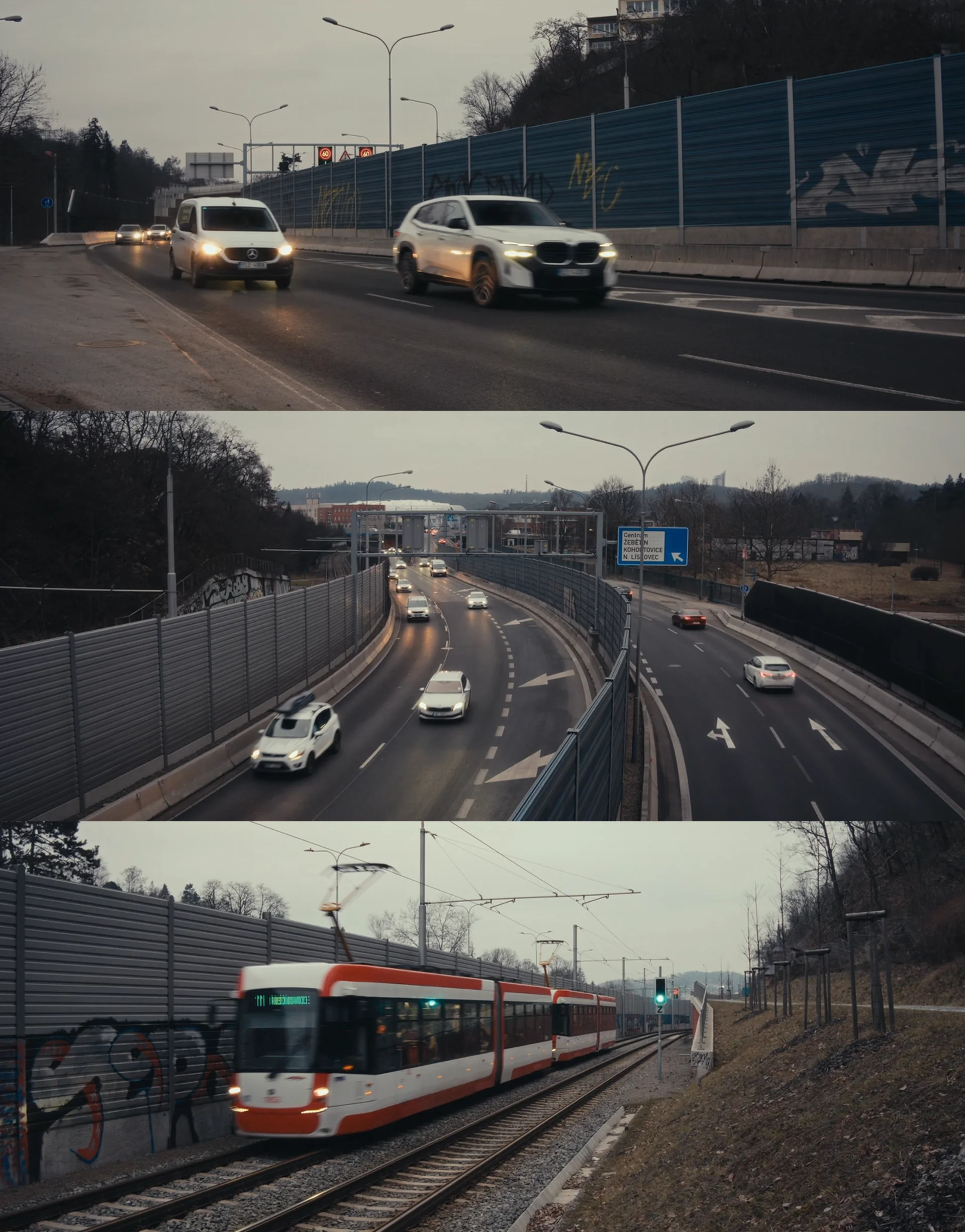 Filmové stills – městská doprava a dopravní infrastruktura